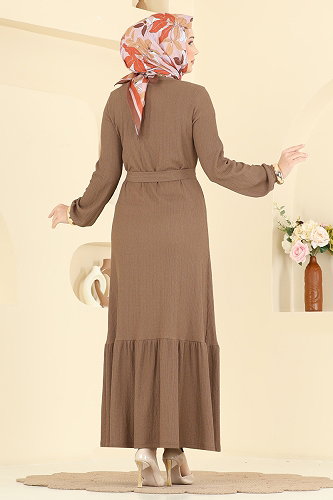 moda selvim Dress 800PM271 Dark Vision - Thumbnail