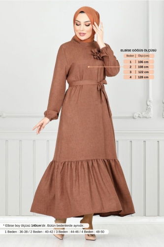 MRV O.Z.R. - Dress 801OZR1047-M Light Brown