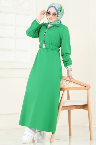 O.Z.N. - Dress 804OZN1046 Benetton Green