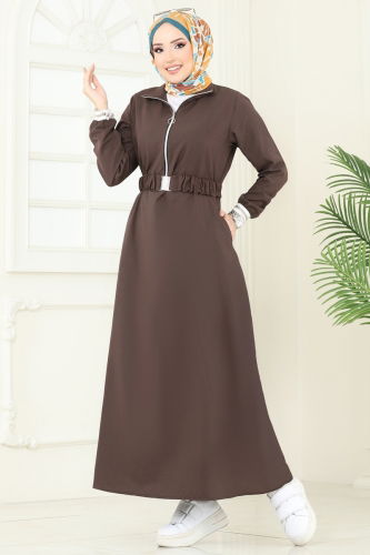 O.Z.N. - Dress 804OZN1046 Brown