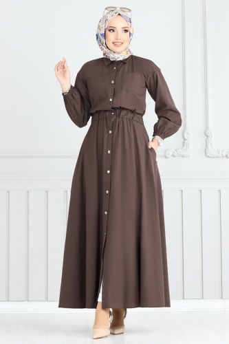 O.Z.N. - Dress 805OZN1046 Brown