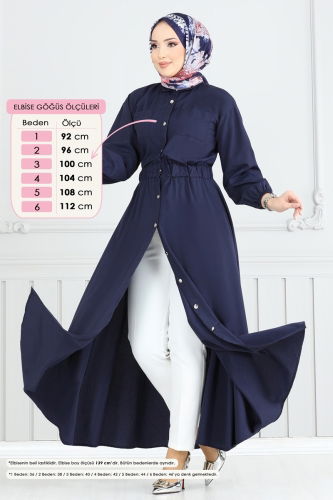 O.Z.N. - Dress 805OZN1046 Navy Blue