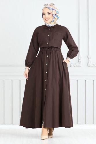 MRV O.Z.R. - Dress 805OZR1047-M Brown
