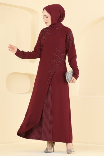A.B. - Dress 8063AB368 Burgundy