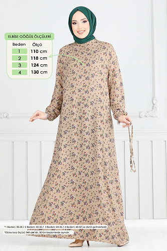 moda selvim Dress 807OZN1046 Vision - Thumbnail