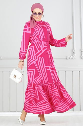 O.Z.N. - Dress 811OZN1046 Fuchsia