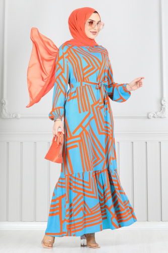 O.Z.N. - Dress 811OZN1046 Oranj