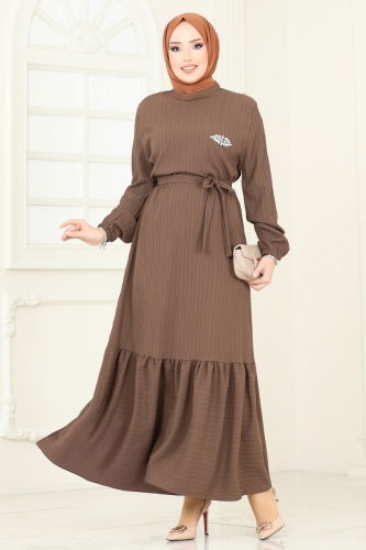 O.Z.N. - Dress 813OZN1046 Brown