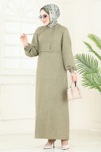 O.Z.N. - Dress 814OZN1046 Almond Green