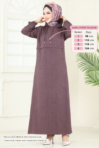 O.Z.N. - Dress 814OZN1046 Dark Lilac