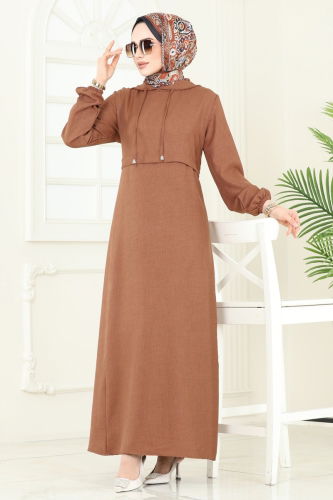 O.Z.N. - Dress 814OZN1046 Light Brown