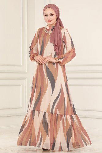 B.R.N.K.O. - Dress 81841BRNKO395 Dusty Rose