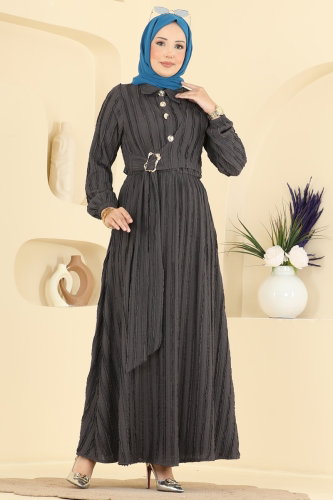 P.R.M. - Dress 820PM271 Anthracite