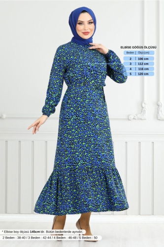 MRV O.Z.R. - Dress 822OZR1047-M Navy Blue