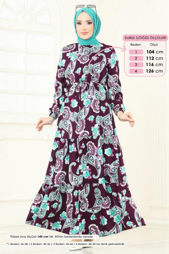 moda selvim الفستان توتي 823OZN1046 - Thumbnail