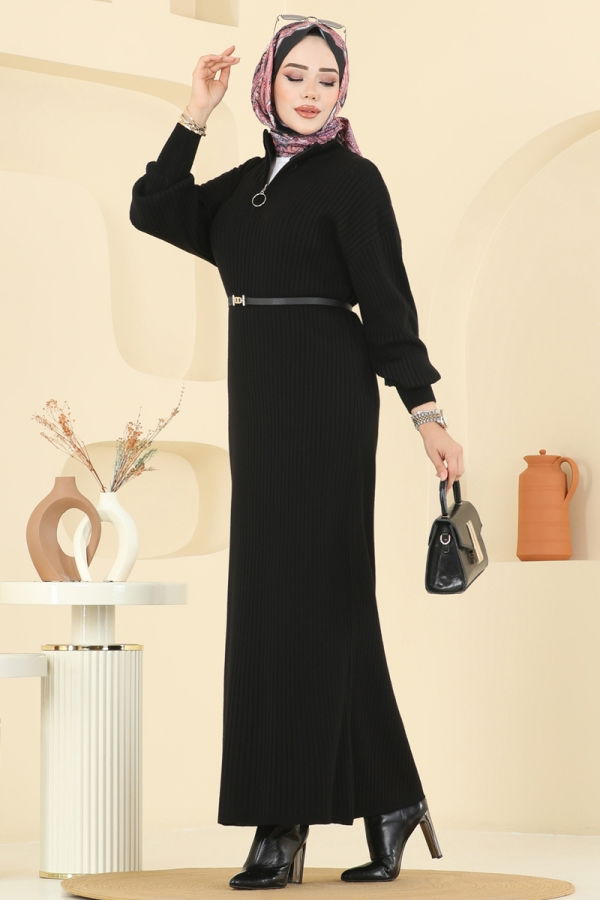 Modaselvim NET 20%+20% DISCOUNT IN THE CARD Dress 8341KL398 Black