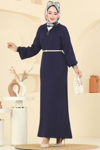 K.L. - Dress 8341KL398 Navy Blue