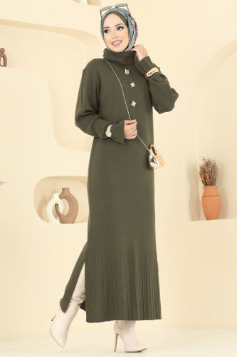 K.L. - Dress 8362KL398 Khaki