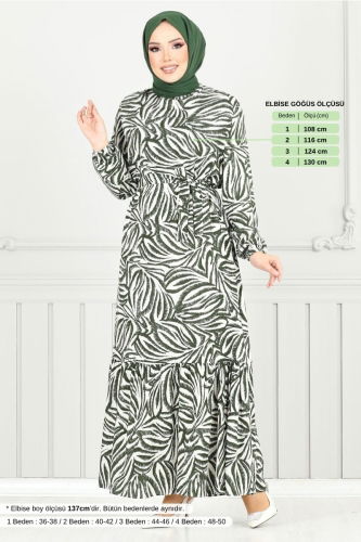 MRV O.Z.R. - الفستان اخضر عفني 836OZR1047-M