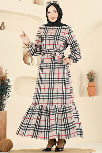 moda selvim Dress 9010S324 Vision - Thumbnail