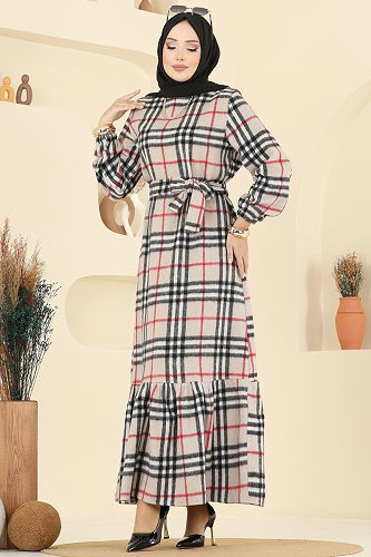 moda selvim Dress 9010S324 Vision - Thumbnail