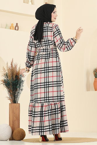 moda selvim Dress 9010S324 Vision - Thumbnail