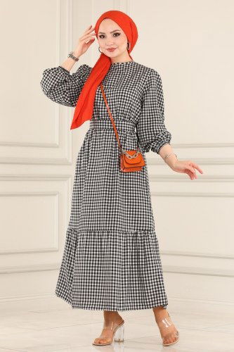 A.K.T. - Dress 9019AKT473 Black