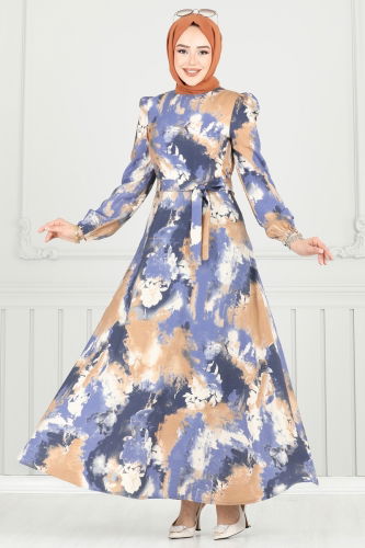 moda selvim Dress 9034S324 Vision - Thumbnail