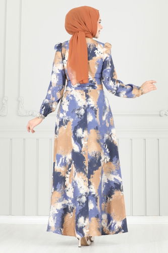 moda selvim Dress 9034S324 Vision - Thumbnail