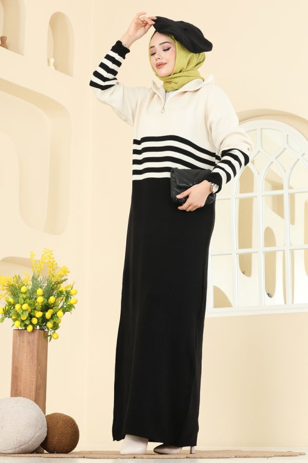 Modaselvim Dress Dress 9051OZN1046 Black