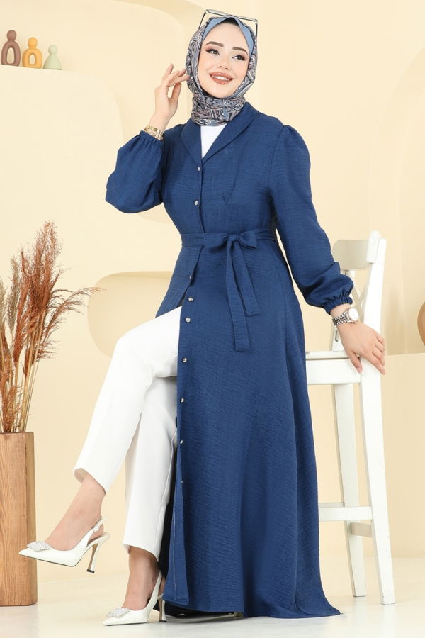 Modaselvim NET 20%+20% DISCOUNT IN THE CARD Dress 9162PLK541 Dark Indigo