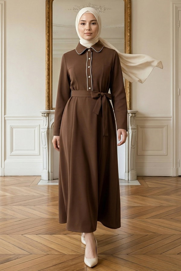 Modaselvim A FEAST OF DEALS Dress 9221PL940-M Brown