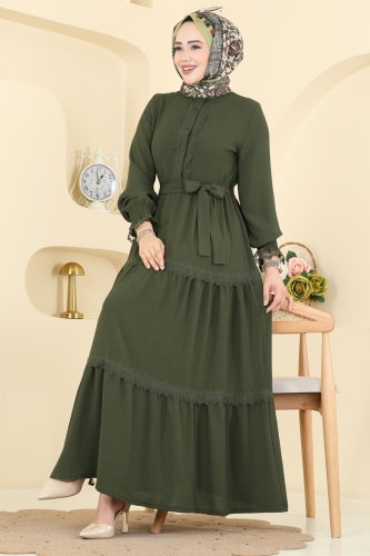 P.L.K. - Dress 9242PLK541 Khaki