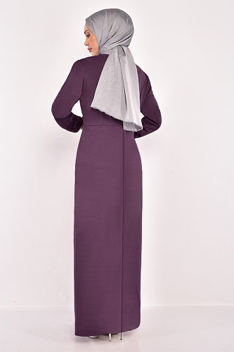 moda selvim DRESS ASM2459-M Lila - Thumbnail