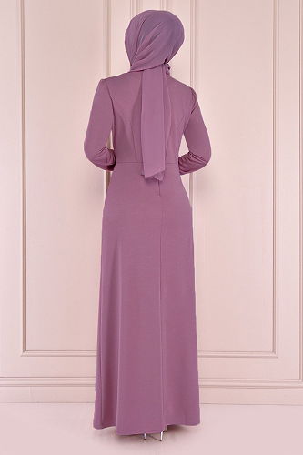 moda selvim DRESS ASM2459-M Rose Dried - Thumbnail