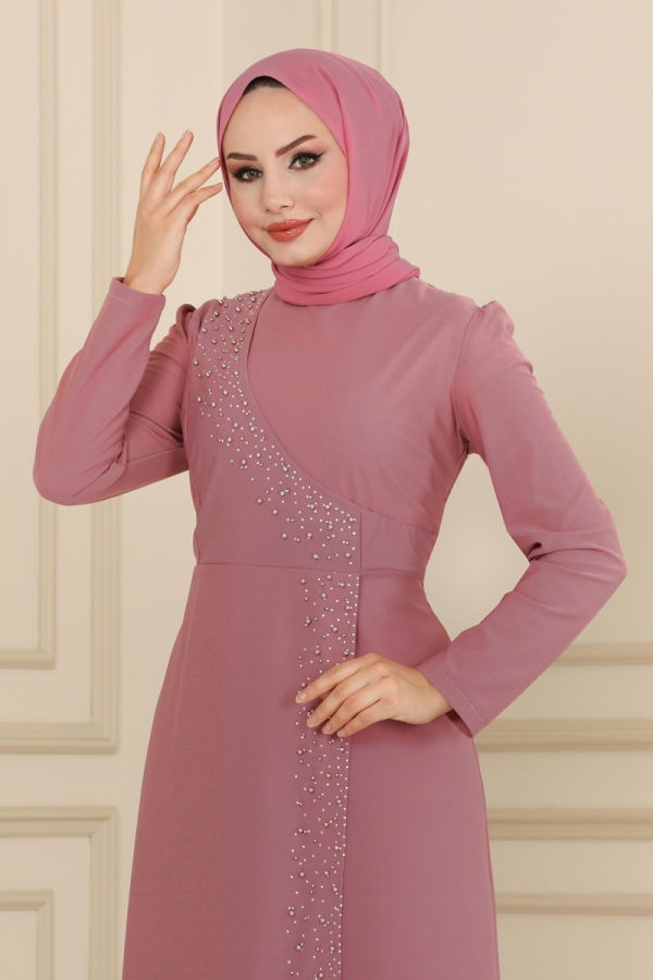 Dress ASM2459 Rose Dried - 3