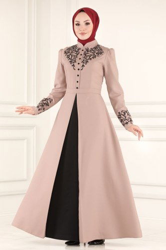 moda selvim ASM2484 فيزيون فستان - Thumbnail