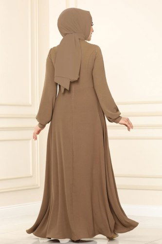 moda selvim Dress ASM2551 Dark Vision - Thumbnail