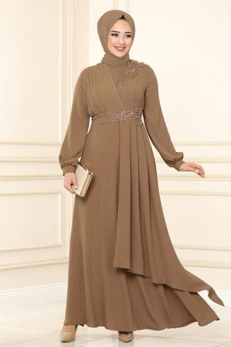 moda selvim Dress ASM2551 Dark Vision - Thumbnail