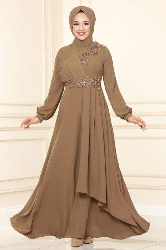 moda selvim Dress ASM2551 Dark Vision - Thumbnail