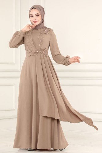 moda selvim ASM2551 فيزيون فستان - Thumbnail