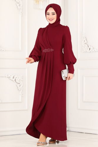 Dress ASM2569 Burgundy 