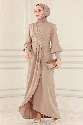 moda selvim Dress ASM2569 Vision - Thumbnail