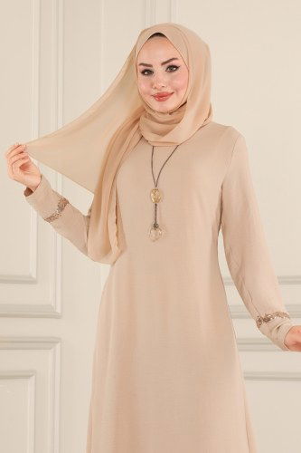moda selvim Dress ASM2579 Vision - Thumbnail
