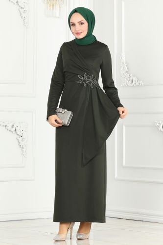 A.S.M. - Dress ASM2580 Khaki