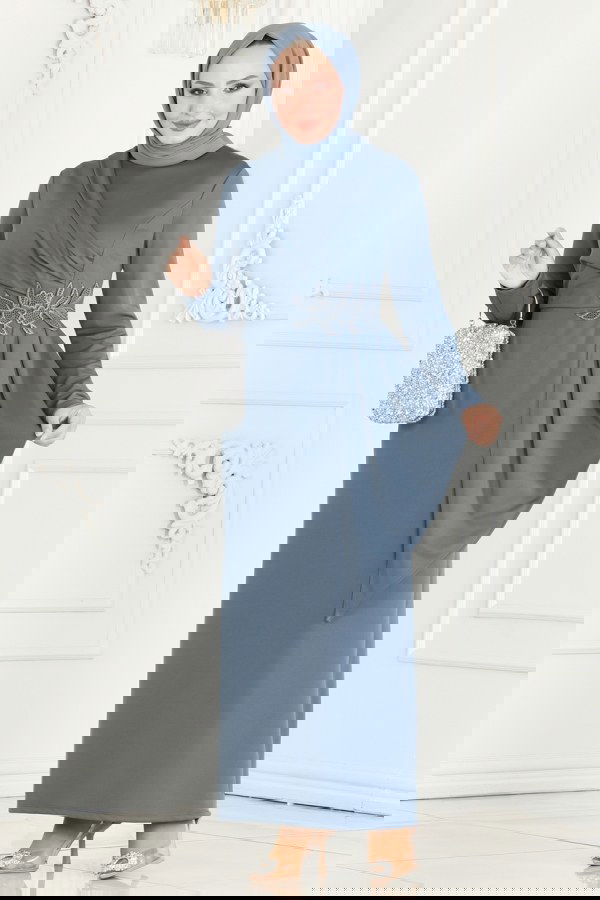 Modaselvim خصم صافٍ20%+20% في سلة التسوق الفستان أزرق فاتح ASM2580