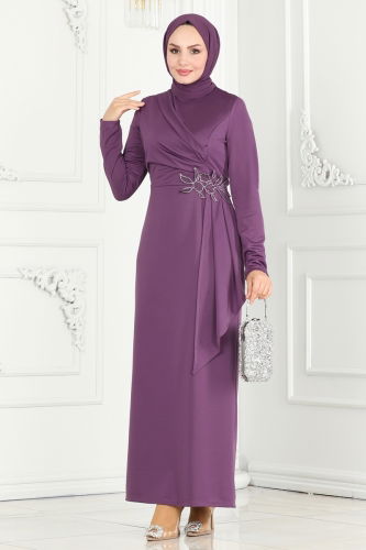 A.S.M. - DRESS ASM2580 Lila