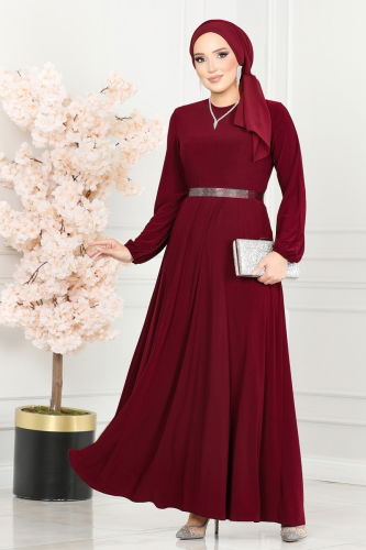 A.S.M. - Dress ASM2582 Burgundy