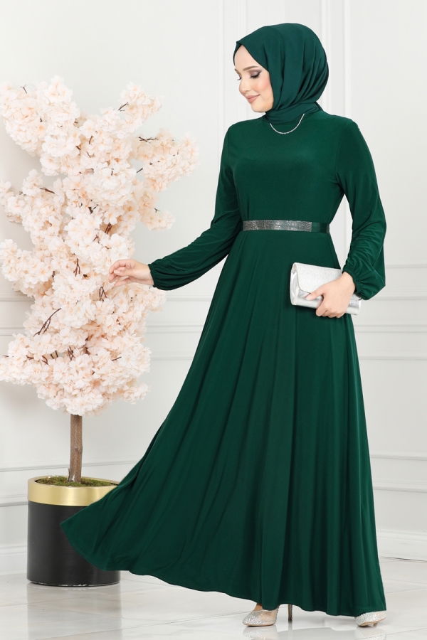 Modaselvim END OF YEAR OPPORTUNITY Dress ASM2582 Emerald