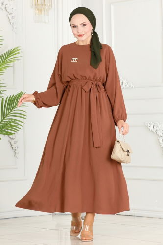 A.S.M. - DRESS ASM2590 Tan